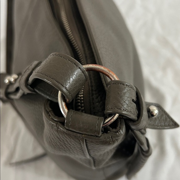 All Saints Small Fetch Leather Backpack in Forest Green - Picture 5 of 12